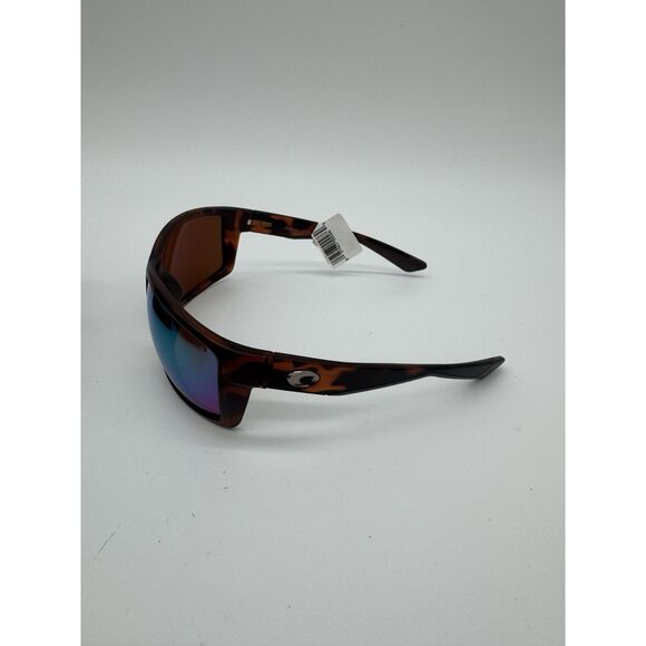 Costa Del Mar Reefton Polarized Sunglasses Tortoise /Green Mirror 580P New In Bx - Picture 4 of 11